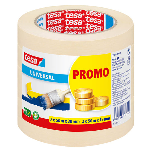 Afplaktape tesa Economy promopack