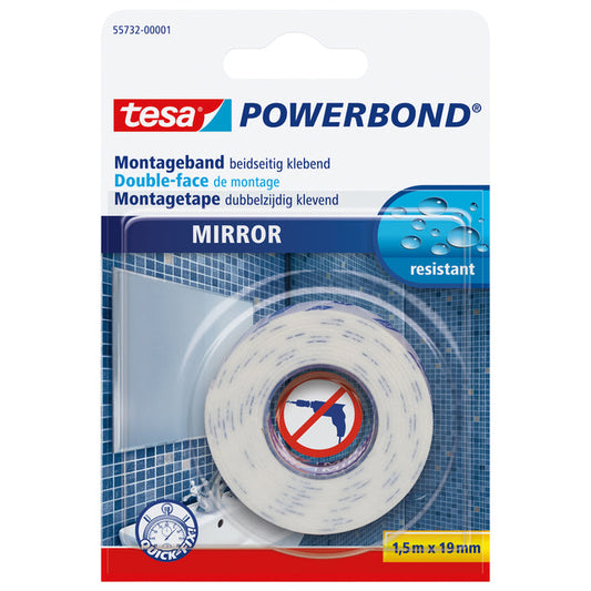Montagetape tesa Spiegel dubbelz 1.5mx19mm