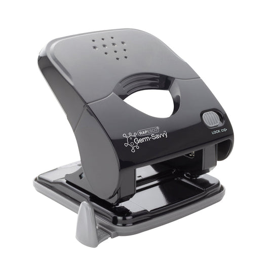 Perforator Rapesco Germ-Savvy X5-40ps 2gaats zwart