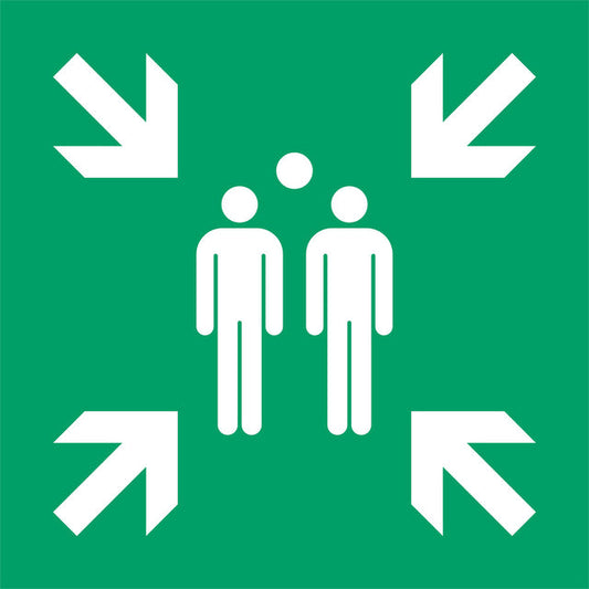 Pictogram Djois Verzamelplaats 300x300mm gn