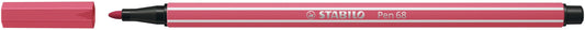 Viltstift STABILO Pen 68/49 M aardbeienrood