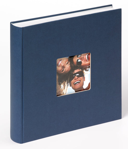 Fotoalbum walther design Fun 30x30cm 50vel blauw