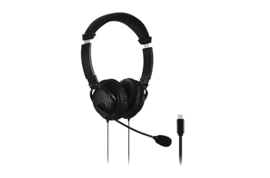 Hoofdtelefoon Kensington USB-C Hi-Fi mic zwart