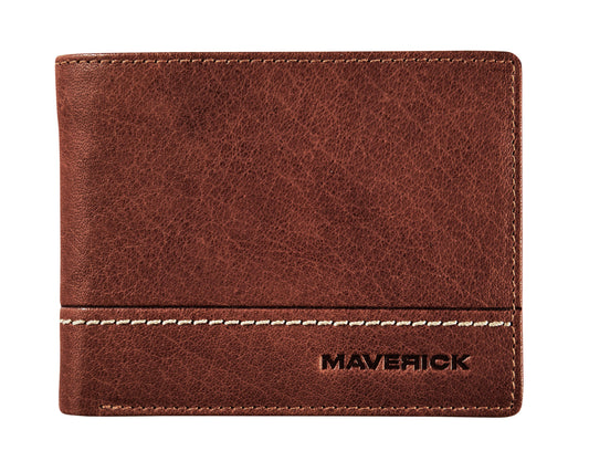 Portemonee Mav Rough Gear comp geldvk RFID bruin