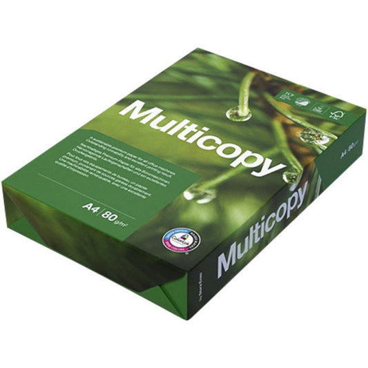 Kopieerpapier Multicopy A4 80gr 4gaats wit