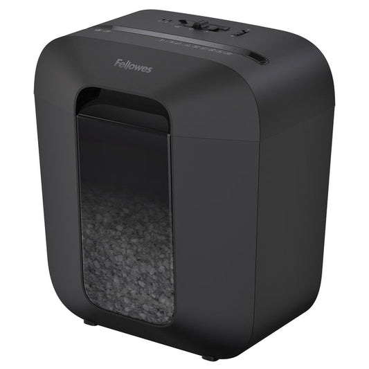 Papiervernietiger Fellowes LX25M 4x12mm zwart