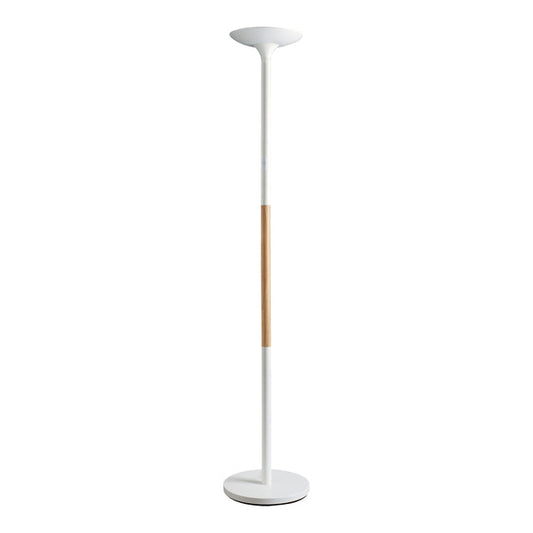 Vloerlamp Unilux Pryska led hout wit