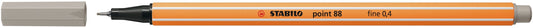 Fineliner STABILO point 88/93 F warm grijs