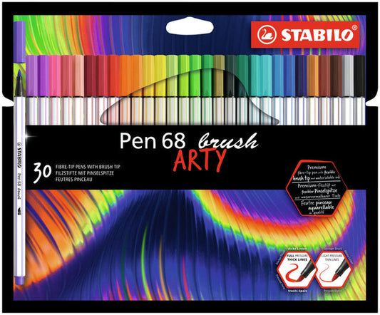 Brushstift STABILO Pen 68/30  Arty ass set 30st