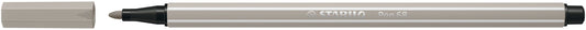 Viltstift STABILO Pen 68/93 M warm grijs