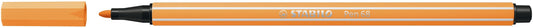 Viltstift STABILO Pen 68/85 M papaja