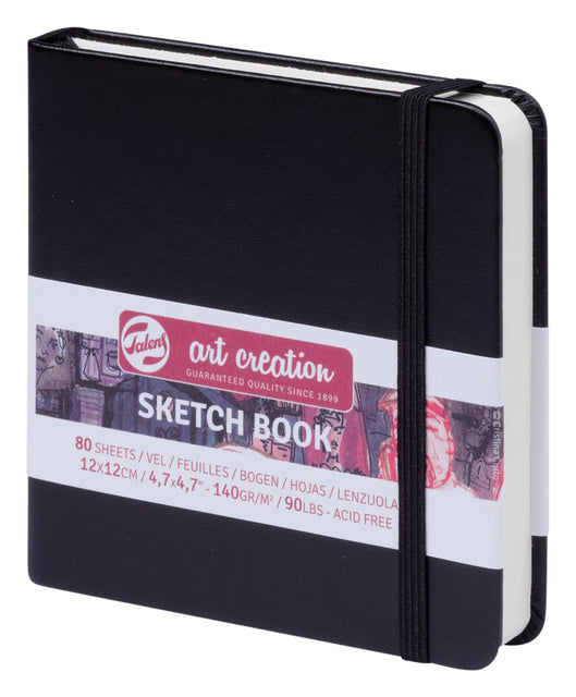 Schetsboek Talens Art Creation 120x120mm zwart