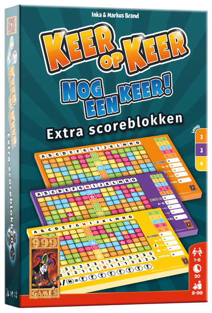 Scoreblok Keer op Keer level 2 3 en 4