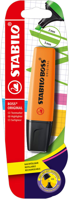 Markeerstift STABILO BOSS 70/54 blister oranje