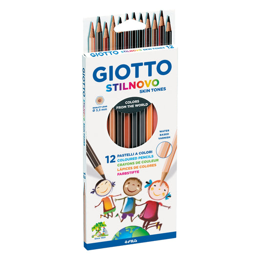 Kleurpotlood Giotto Stilnovo Skin Tones 12 kleuren
