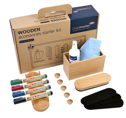 Whiteboard accessoire starterkit Legamaster WOODEN