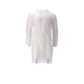 Bezoekersjas CMT L non-woven drukknopen 104cm wt