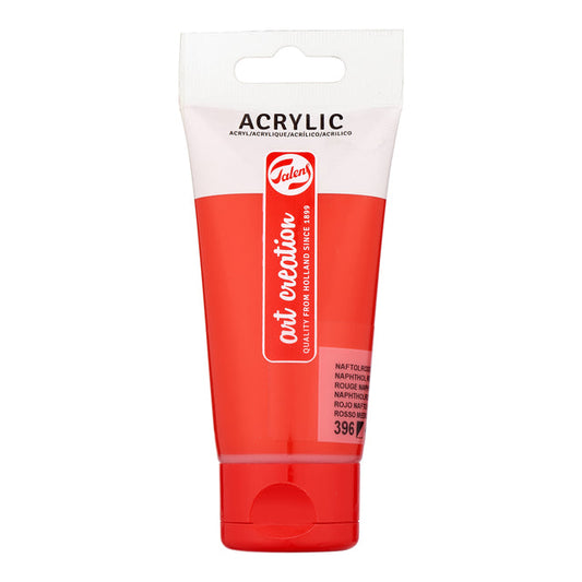 Acrylverf TAC 396 naftolrood middel tube 75ml