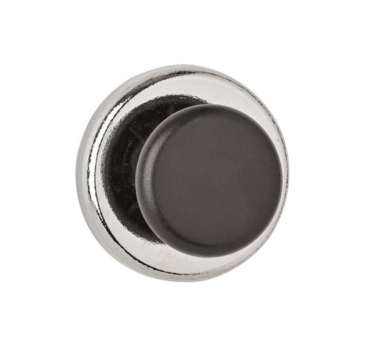 Magneet met knop MAUL Ø36mm trekkracht 5kg chr/zw