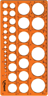 Cirkelsjabloon Maped Technic 1-35mm - afbeelding 2