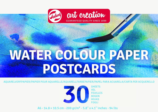 Aquarelverfpapier TAC 200gr A6 blauw