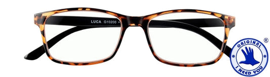 Leesbril I Need You +2.00dpt Luca bruin