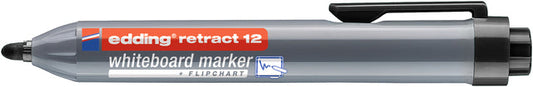Whiteboardmarker edding 12 rond 1.5-3mm zwart