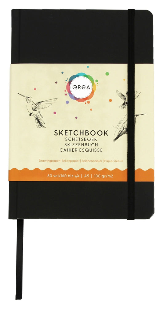 Tekenboek Qrea A5 100gr 80vel