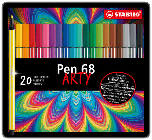 Viltstift STABILO Pen 68/20 Arty M ass 20st