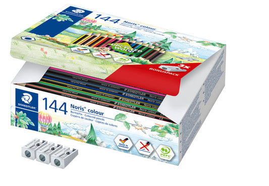 Kleurpotloden Staedtler Noris colour pack 144 st