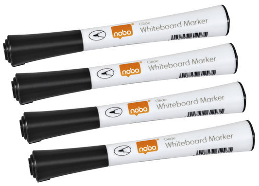 Whiteboardmarker Nobo Glide fijn 1mm zwart