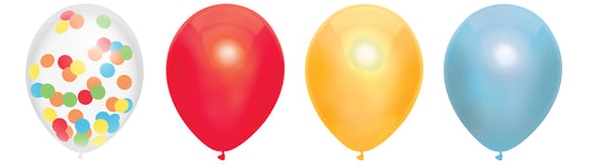 Ballonnen Haza Over The Rainbow 30cm 6st ass