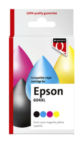 Inktcartridge Quantore Epson 604XL T10H94 zw+3kl