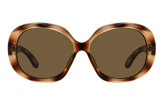 Zonnebril Montana bruin polar glas glans demi