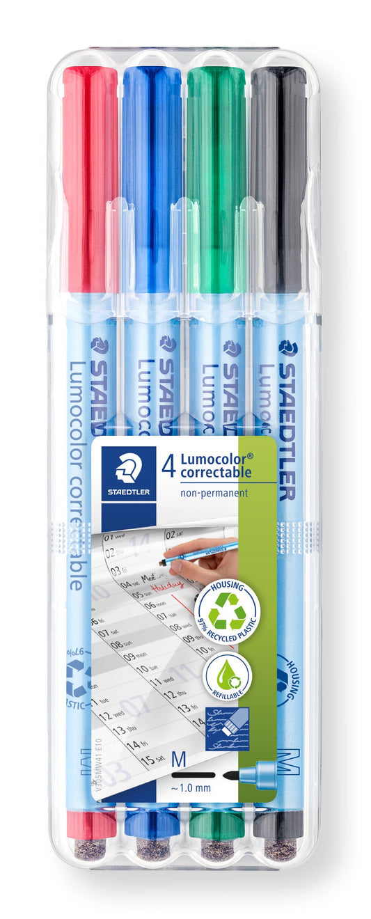 Viltstift Staedtler OHP Lumo M 305 non perm ass