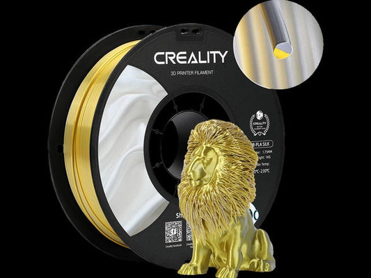 3D Filament Creality PLA 1.75mm Silk goud zv 1kg