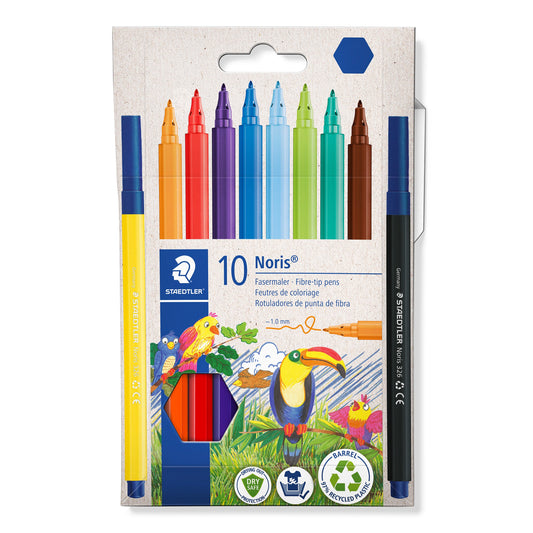 Kleurstift Noris 326 kartonnen etui 10 kleuren