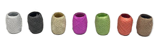 Polyband assorti glitter 20mx5mm