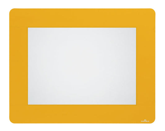 Vloersticker Durable kader voor A4 verwijderb geel