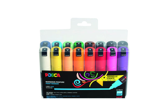 Paintmarker Uni POSCA PC7M B 16st assorti