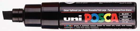 Paintmarker Uni POSCA PC8K B schuin zwart