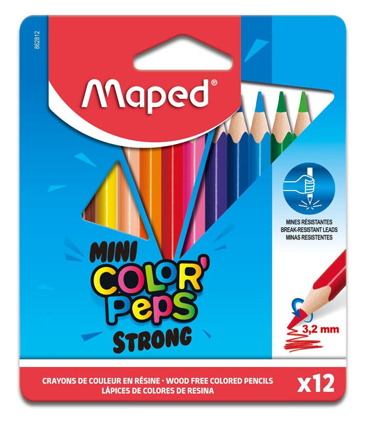 Kleurpotlood Maped ColorPeps Mini Strong 12 stuks
