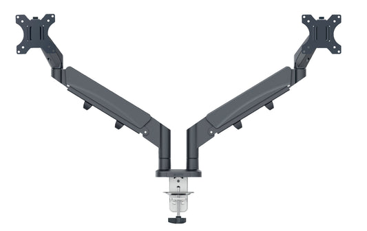 Monitorarm Leitz Ergo ruimtebesparend dubbel