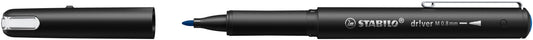 Fineliner STABILO dr!ver medium blauw