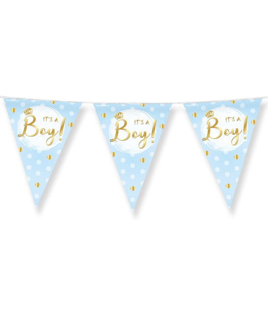 Party Flags foil It's a boy!