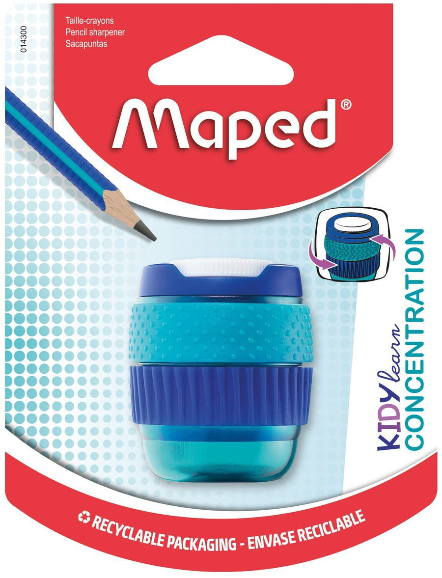 Puntenslijper Maped Kidy Learn Concentration blauw