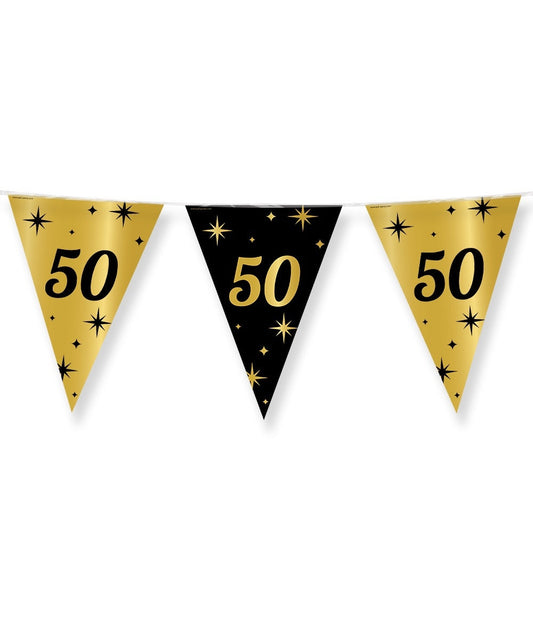 Classy Party flags foil 50