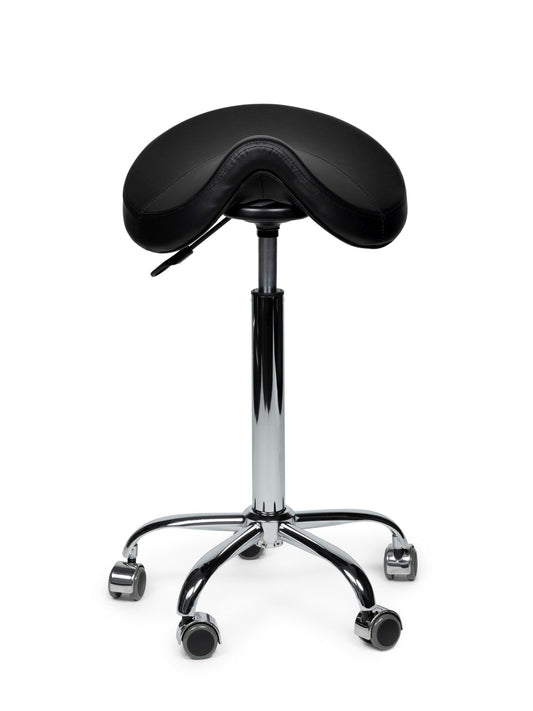 Premium zadelkruk zwart standaard