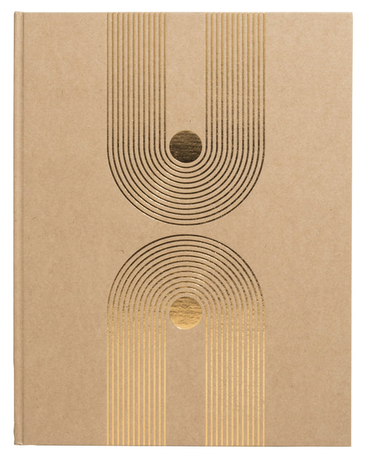 Gastenboek Exacompta Graphik 270x220 blanco kraft