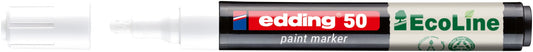 Paintmarker edding 50 Eco waterbasis 2-3mm wit
